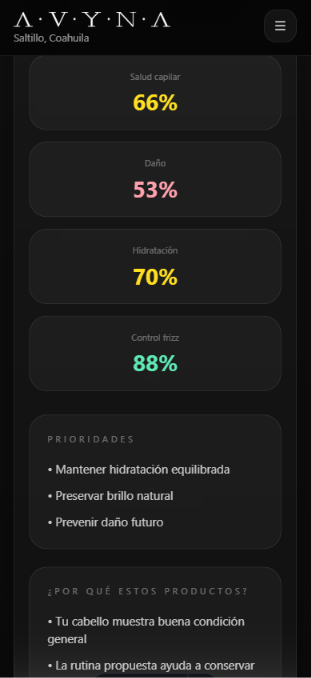 Diagnóstico AVYNA Mobile